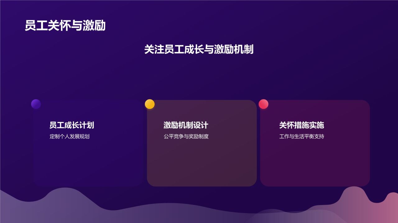 紫色渐变风企业文化宣传PPT模板
