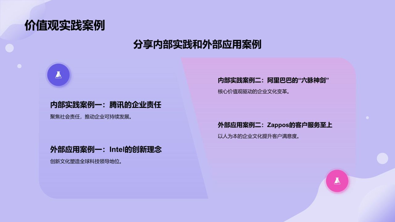 紫色插画风企业文化宣传PPT模板