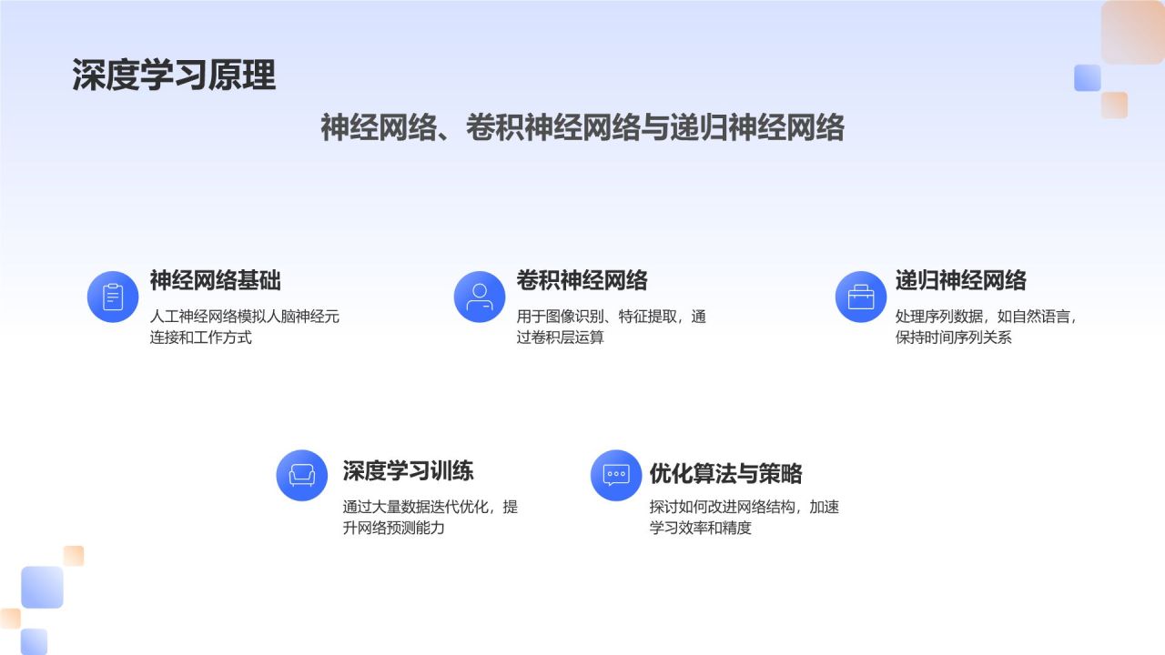 蓝色科技风人工智能答辩PPT模板