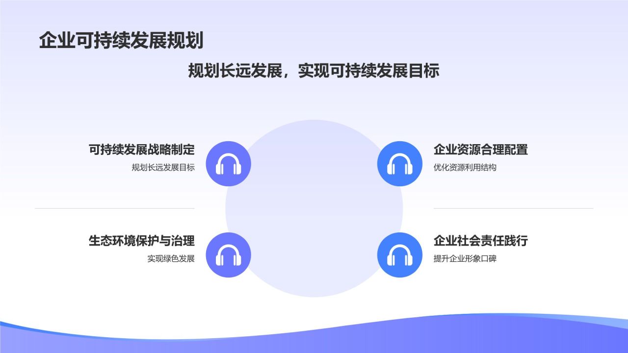 紫色渐变风行业翘楚典范PPT模板