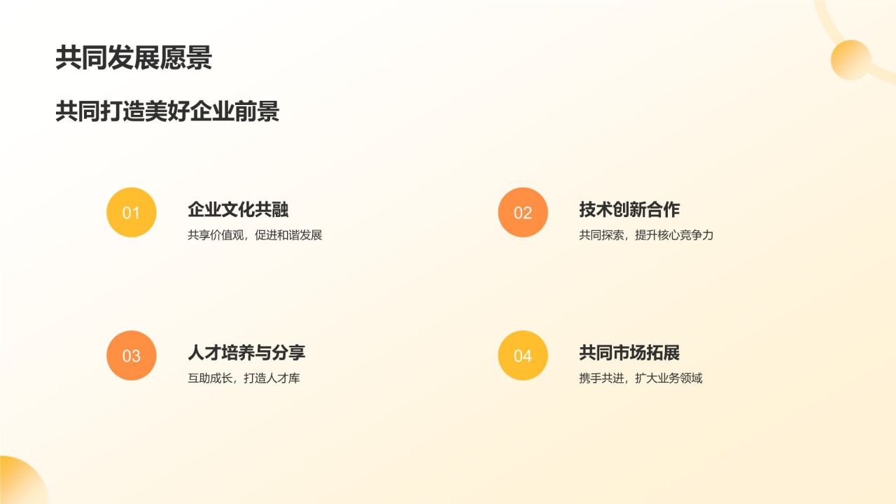 橙色手绘风岗位竞聘PPT模板