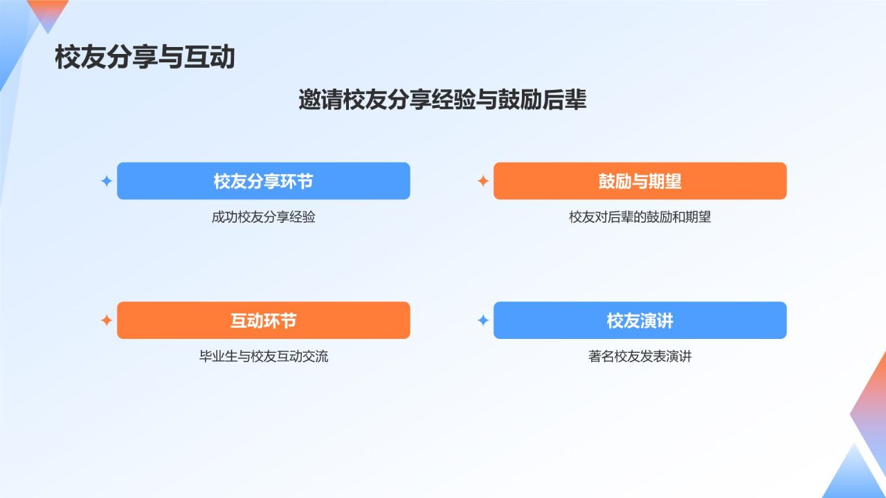 蓝色3D风毕业典礼PPT模板
