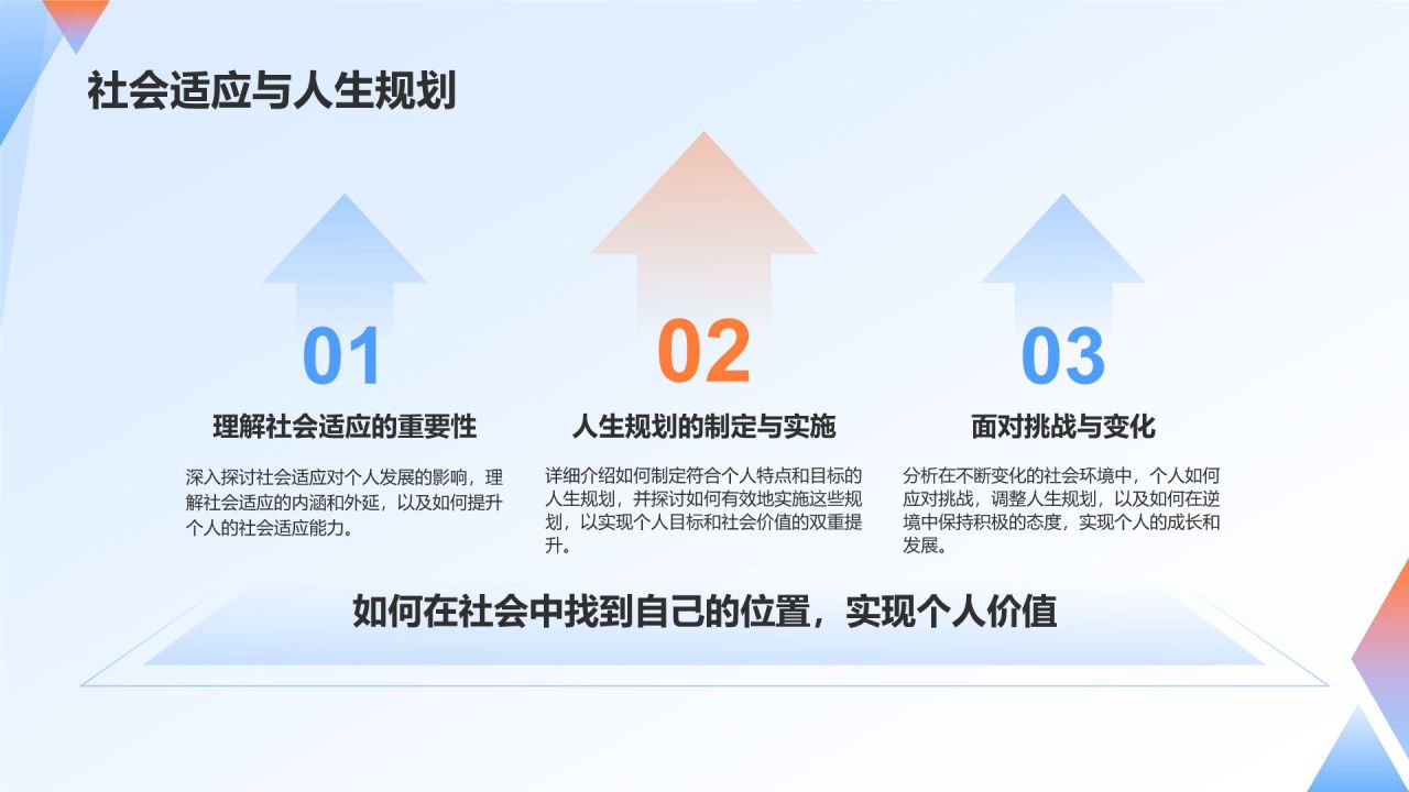蓝色3D风毕业典礼PPT模板