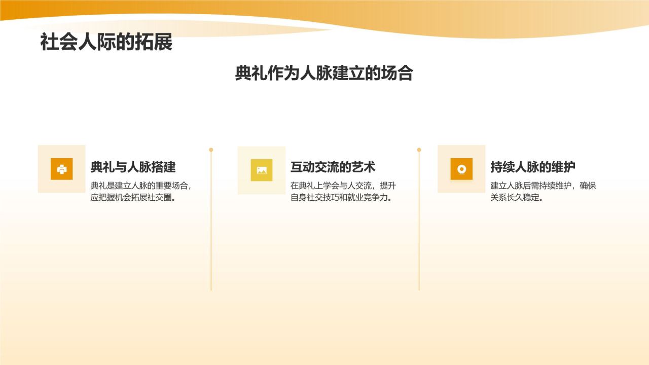 橙色3D风毕业典礼PPT模板