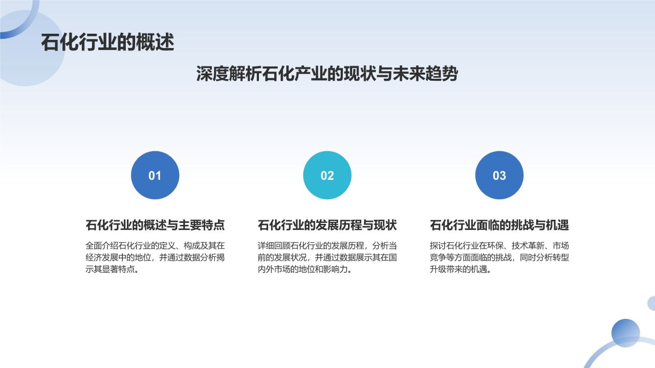 蓝色摄影风石化企业内训师培养PPT模板