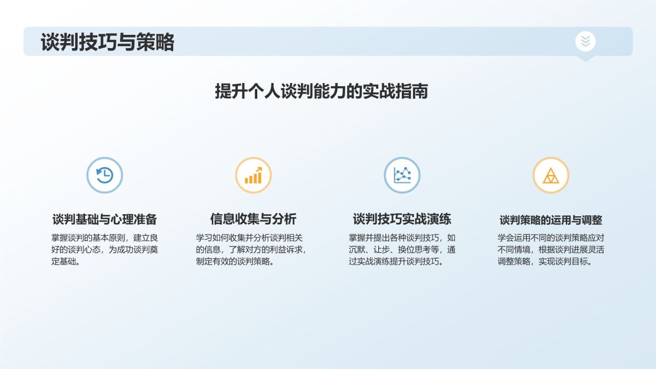 蓝色摄影风电力精英商务实训PPT模板