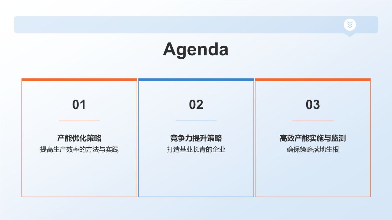 蓝色摄影风高效产能提升竞争力PPT模板