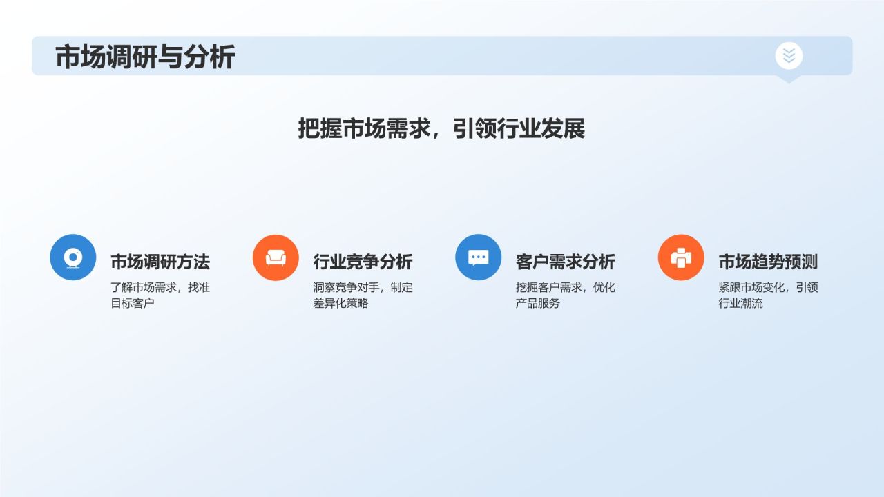 蓝色摄影风高效产能提升竞争力PPT模板