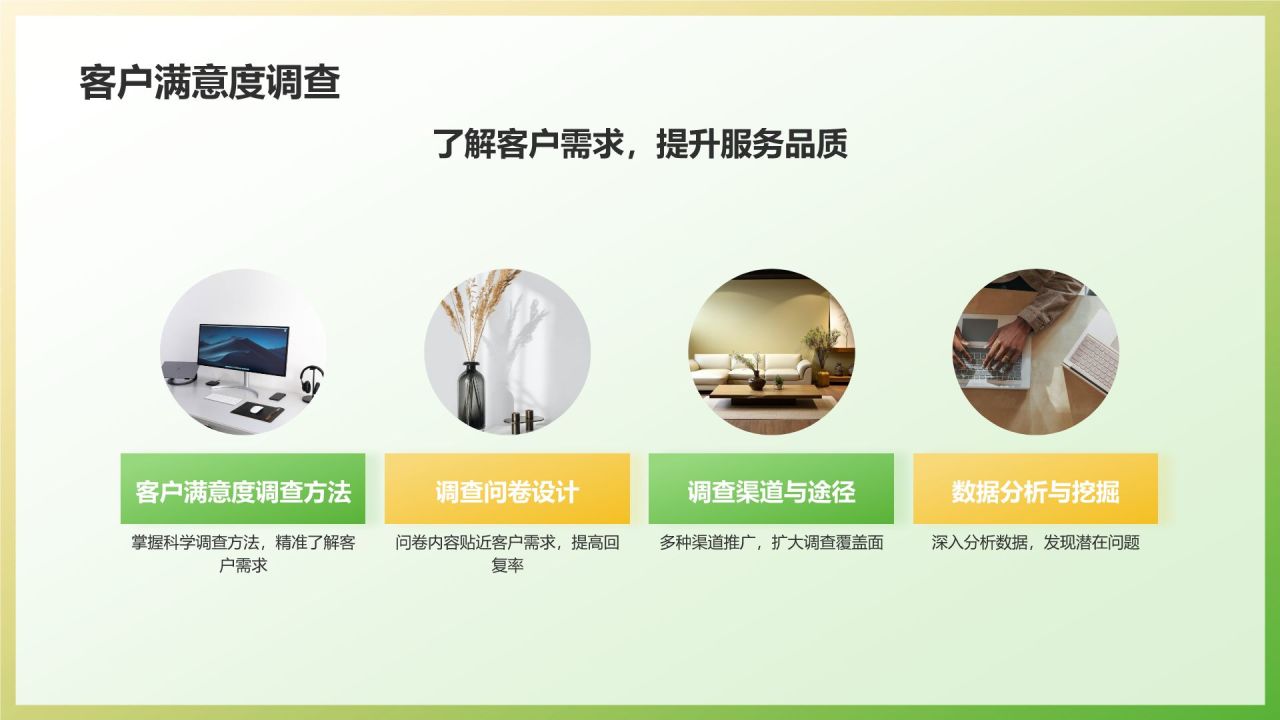 绿色摄影风地产家居活动策划：点燃市场激情PPT模板