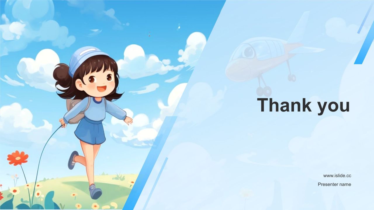 蓝色手绘风教育培训助力企业成长PPT模板