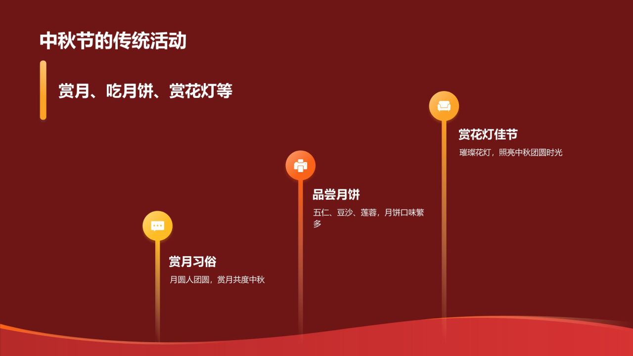 红色喜庆风教育培训庆佳节PPT模板