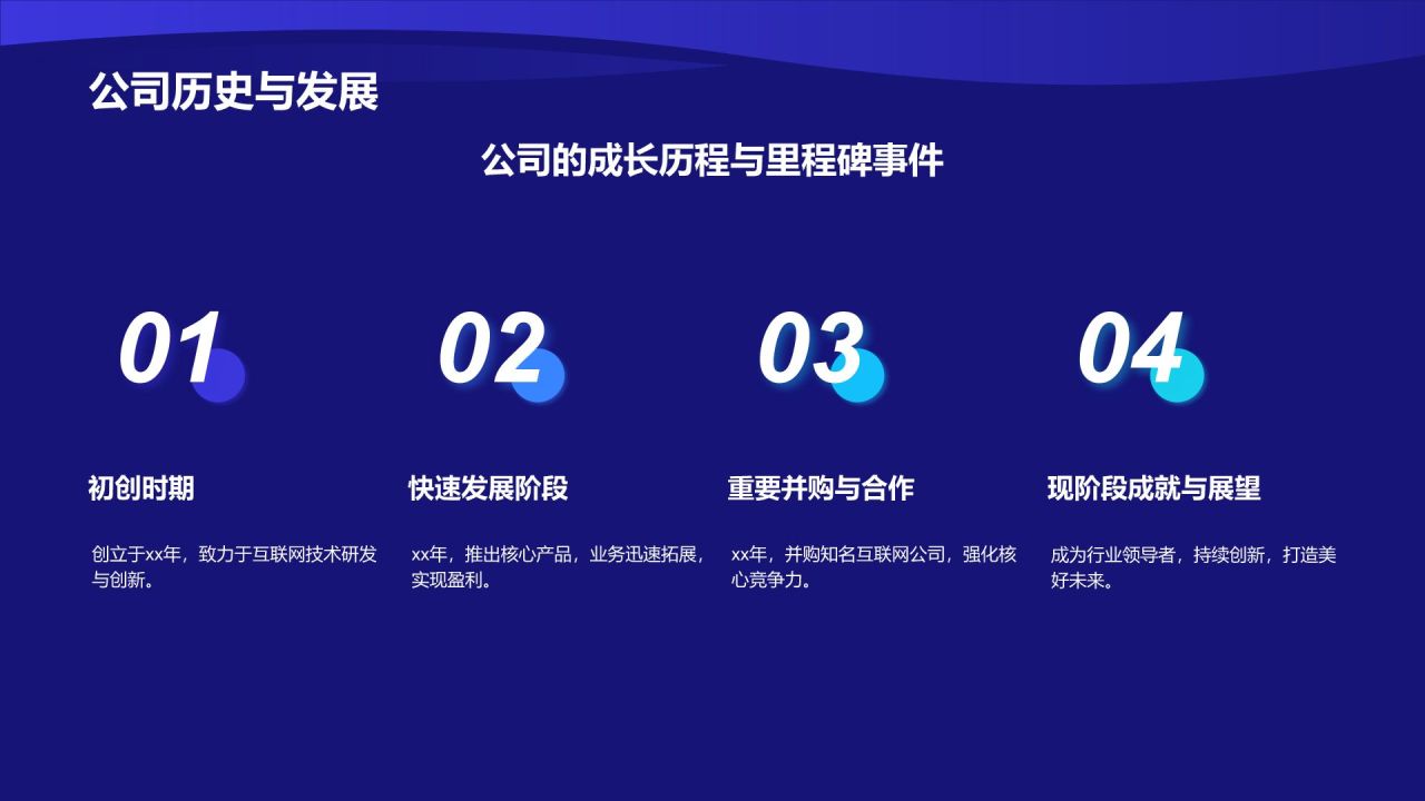 蓝色科技风入职培训PPT模板