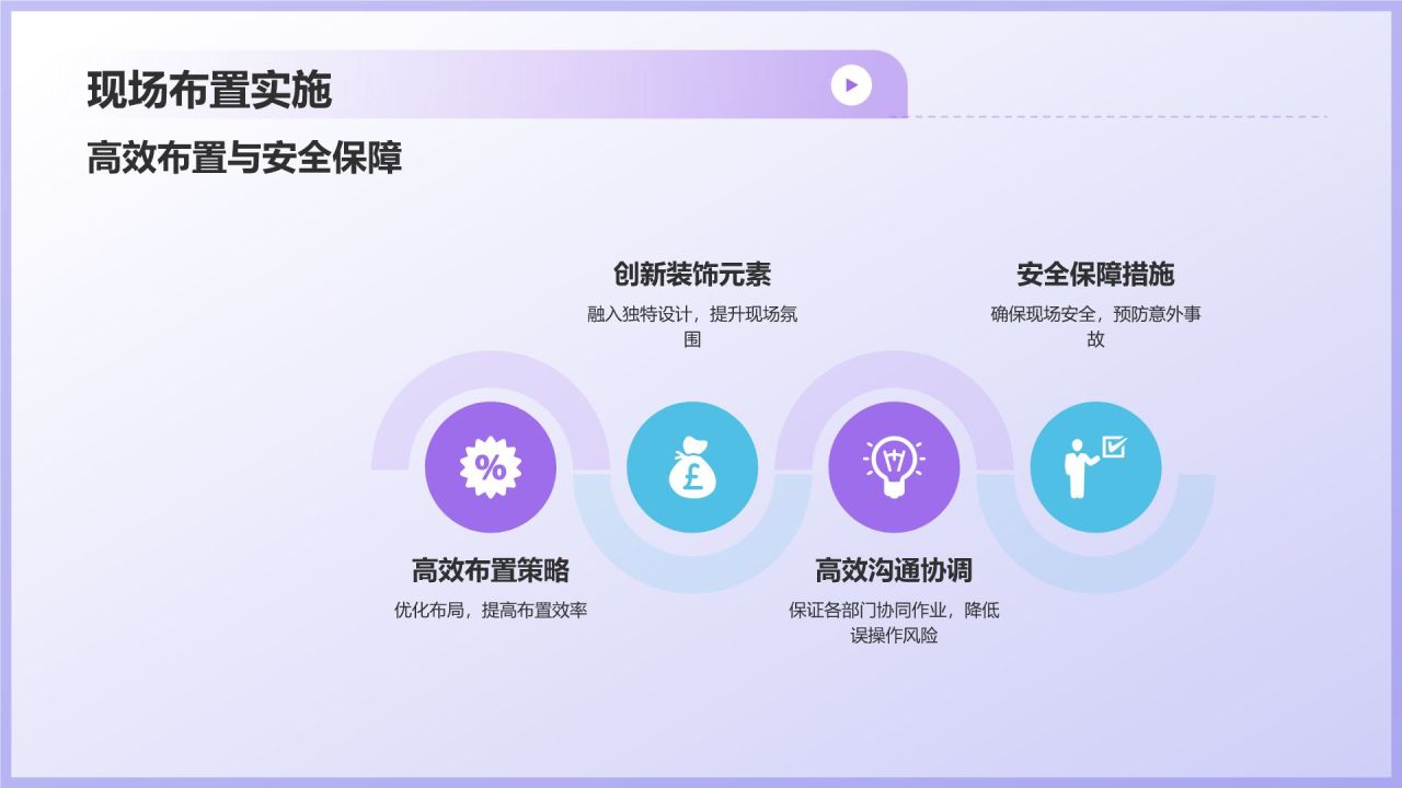 紫色3D风生日派对布置PPT模板