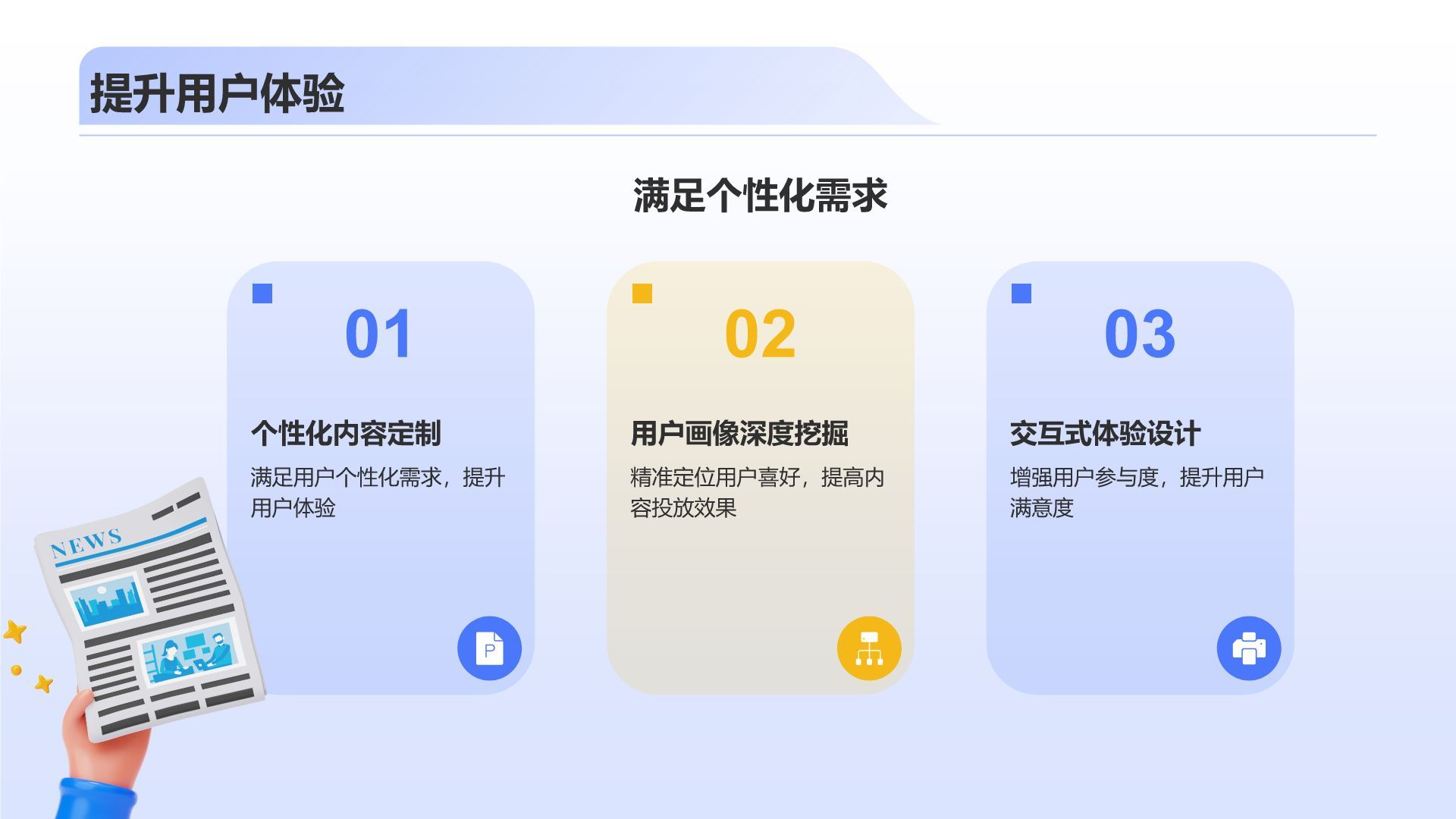 蓝色3D风传媒行业发展趋势研究PPT模板