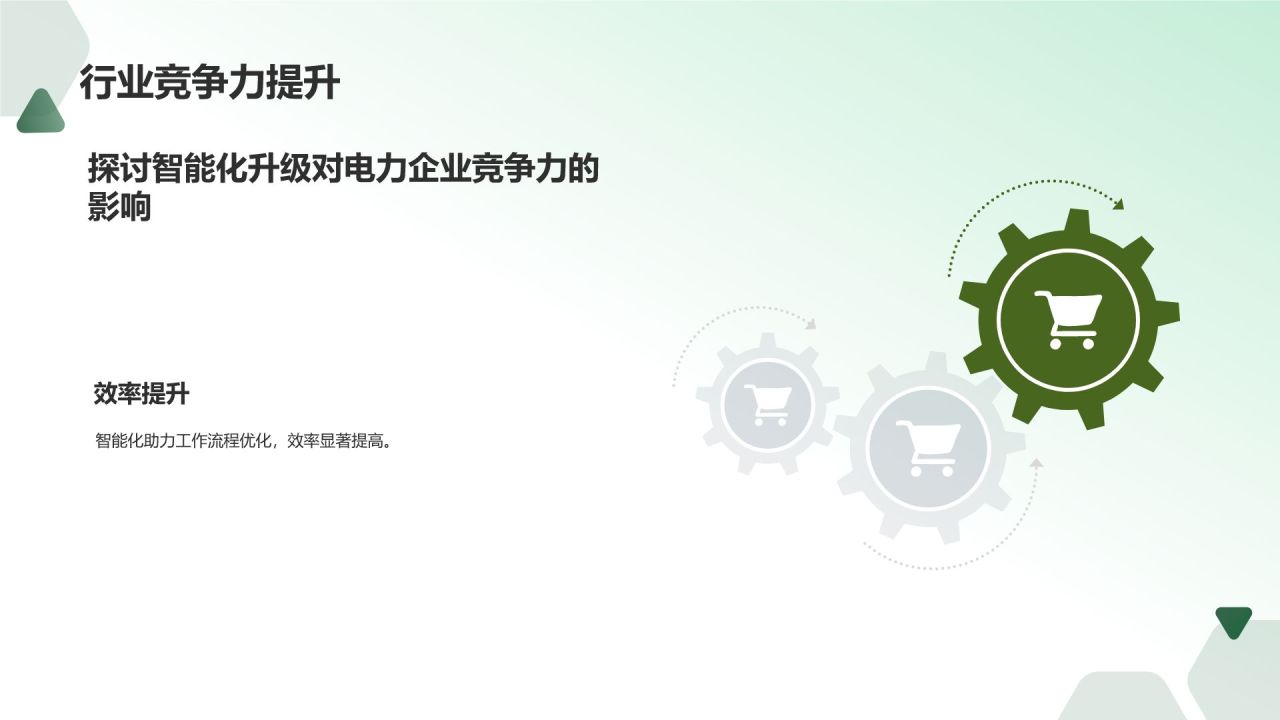 绿色3D风电力行业设备智能化升级PPT模板