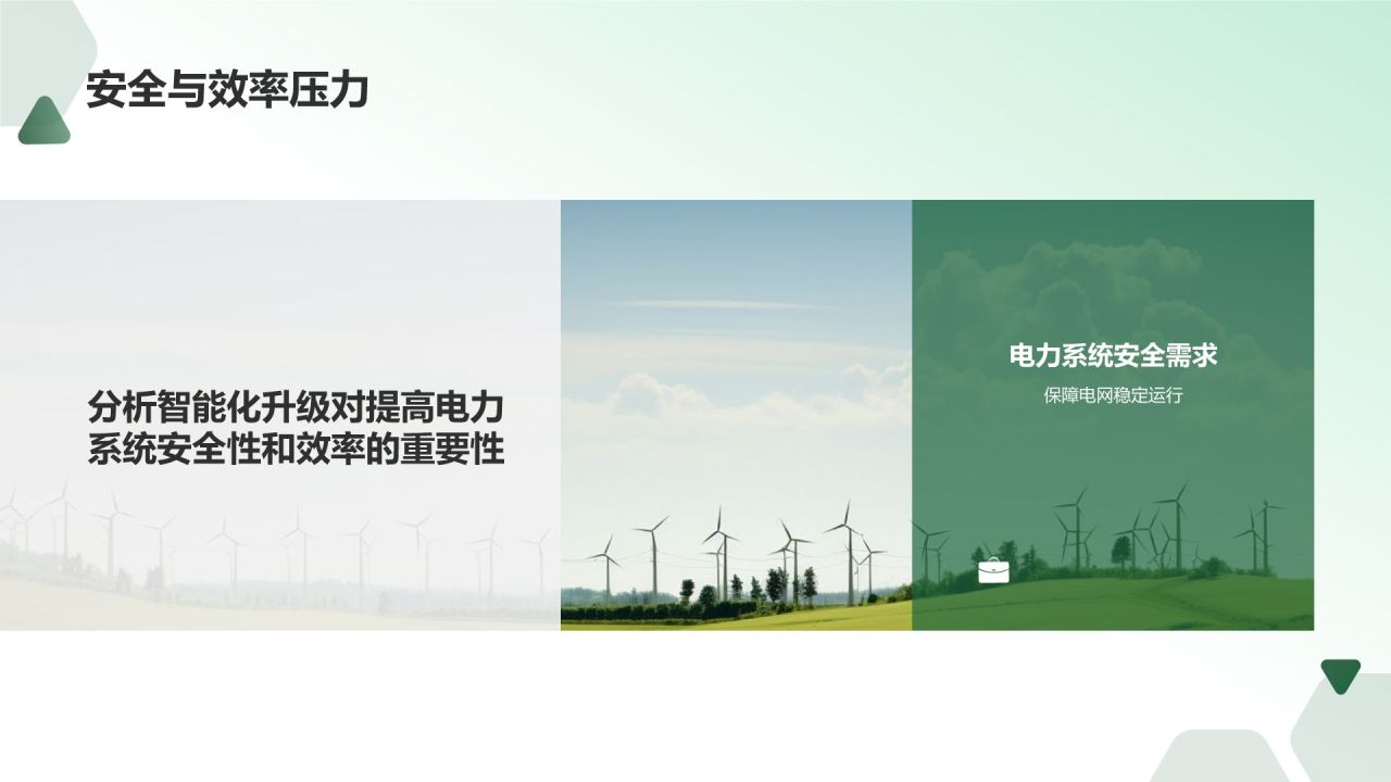 绿色3D风电力行业设备智能化升级PPT模板