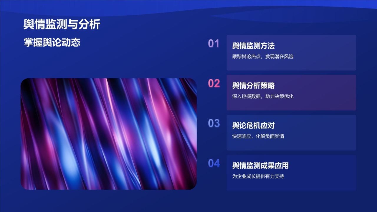 蓝色渐变风传播力量助力企业成长PPT模板