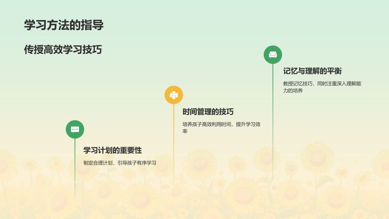 绿色手绘风小学家长会PPT模板