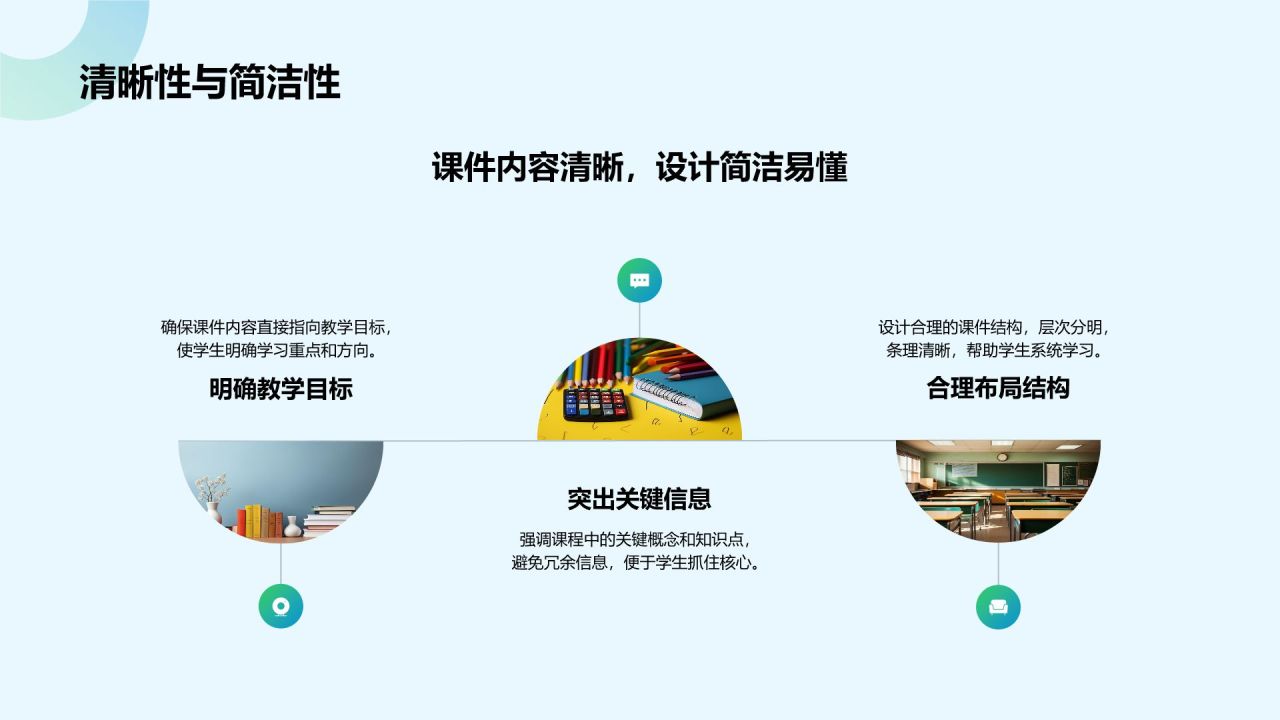 绿色几何风教师说课教学设计公开课PPT模板
