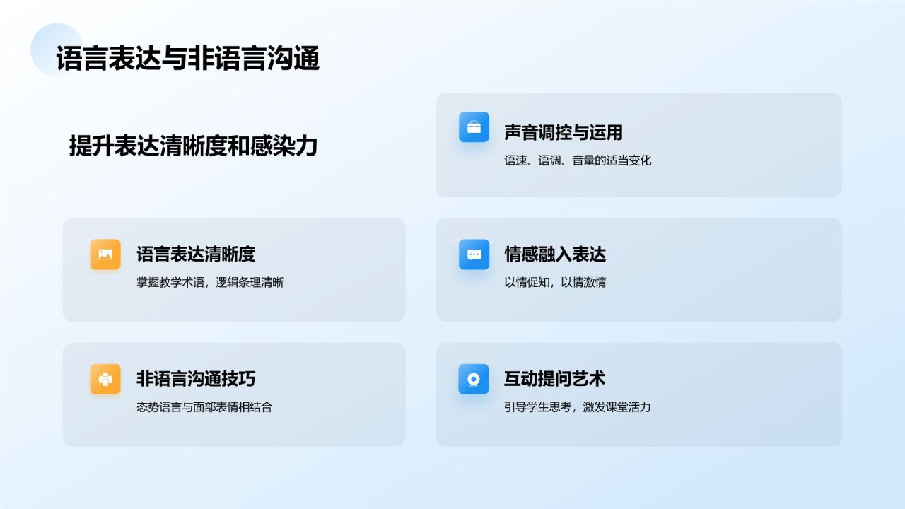 蓝色3D风教师说课教学设计公开课PPT模板
