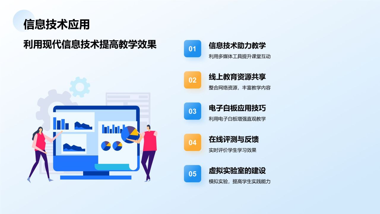 蓝色3D风教师说课教学设计公开课PPT模板