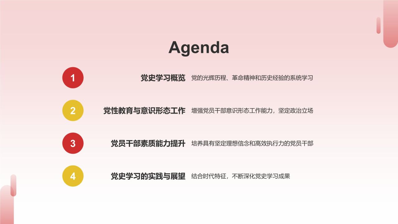 红色党政风中国共产党党史学习PPT模板