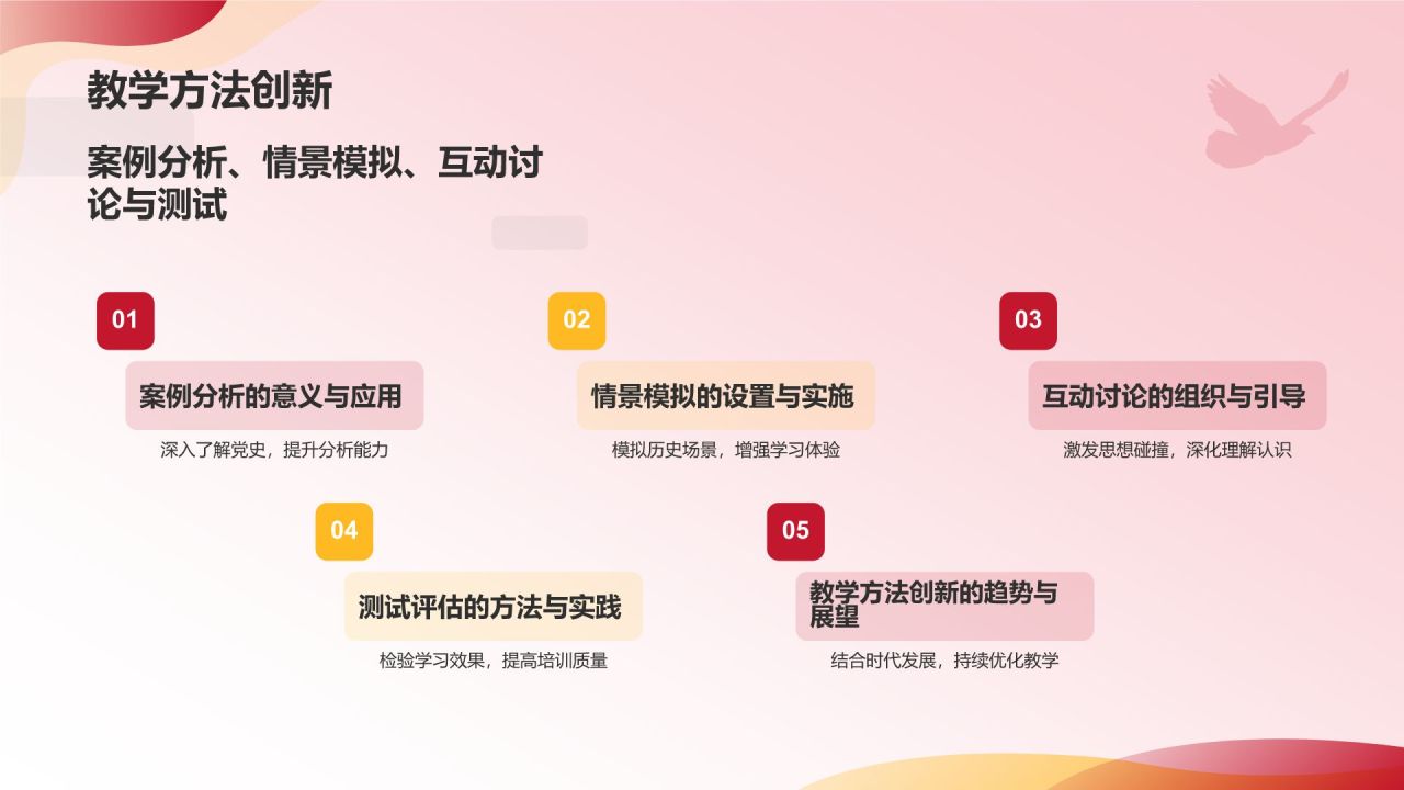 红色党政风中国共产党党史学习PPT模板