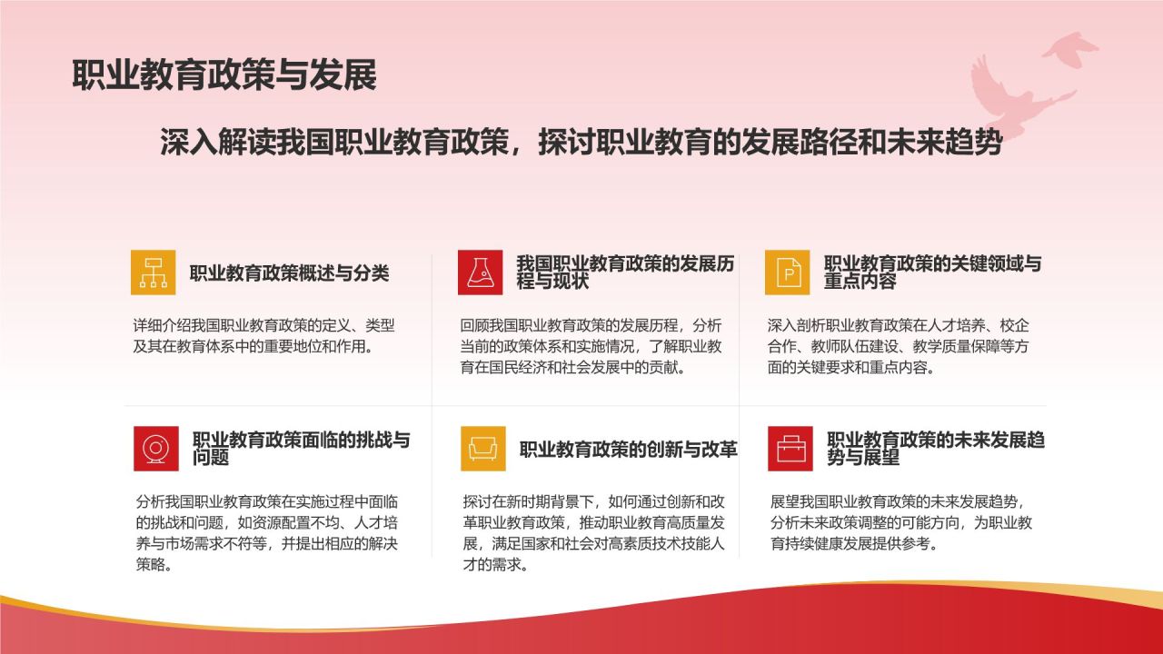 红色党政风聚焦全国两会政府工作汇报PPT模板