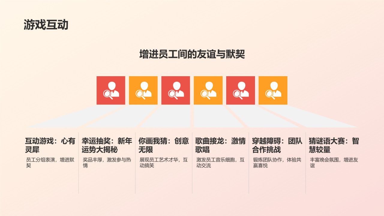 红色喜庆风企业元旦庆祝晚会PPT模板