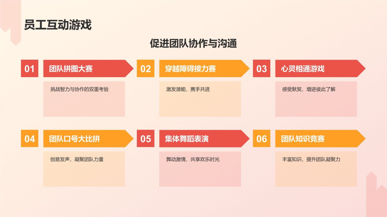 红色喜庆风企业元旦庆祝晚会PPT模板