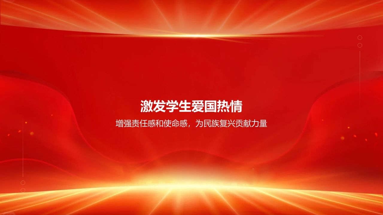 红色党政风中国梦强国梦PPT模板