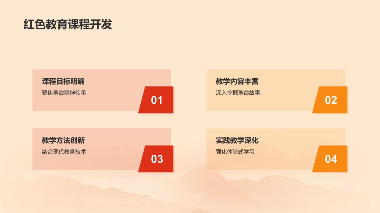 红色党政风缅怀革命先烈党建党课PPT模板