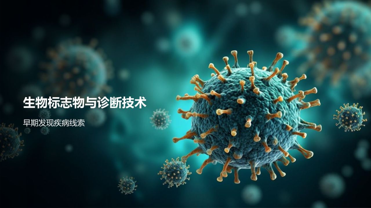 绿色商务风生物医学研究前沿PPT模板