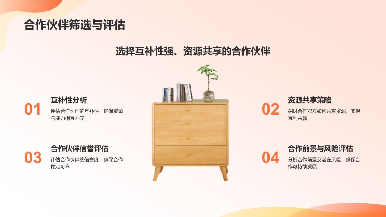 橙色摄影风地产家居网络营销PPT模板