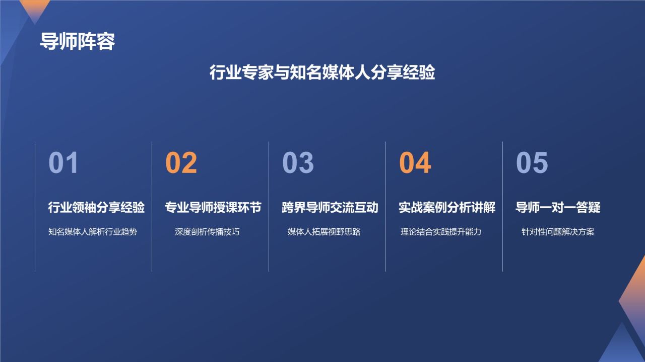蓝色科技风媒体人年终培训盛典PPT模板