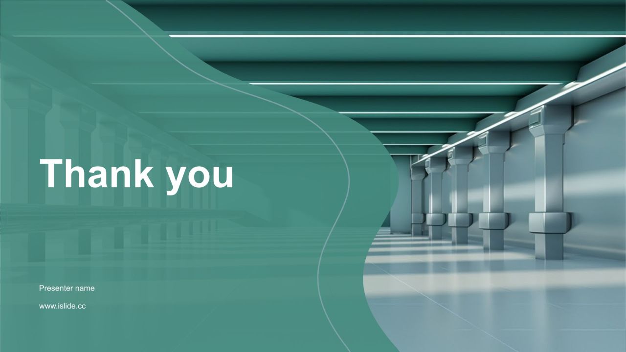 绿色商务风企业文化建设与员工关系总结PPT模板