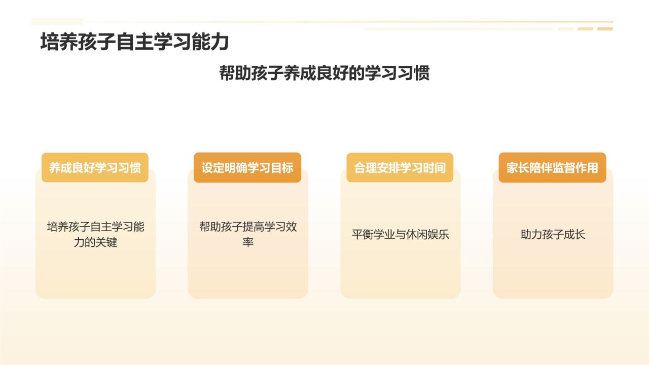 橙色摄影风初高中寒假家长会PPT模板