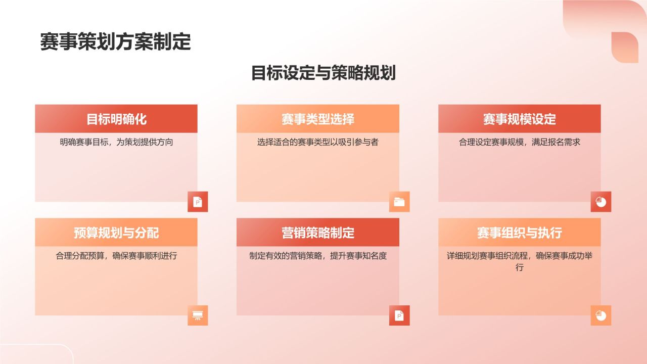 红色体育赛事策划放心之选PPT模板