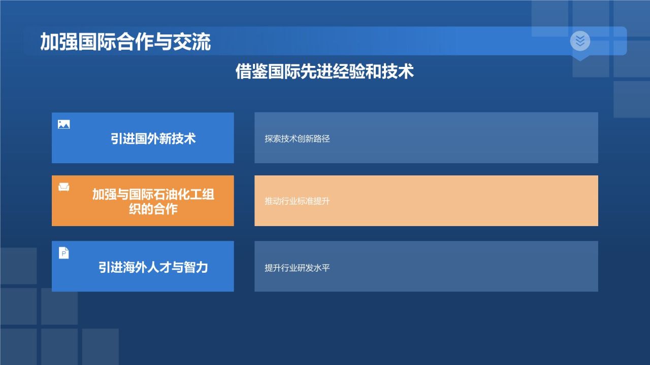 蓝色摄影风石油化工行业年度总结报告PPT模板