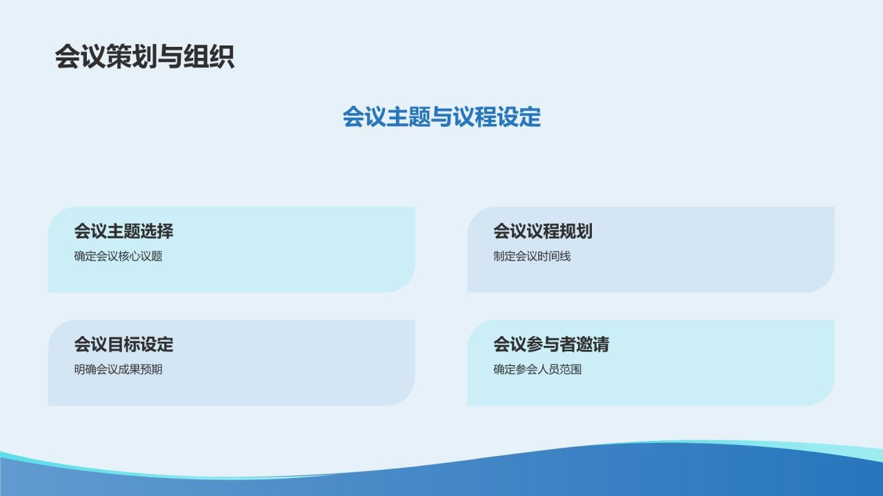 蓝色渐变风商务英语培训课程PPT模板
