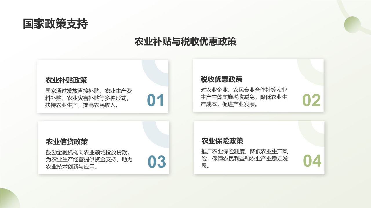 绿色手绘风农林牧渔技术创新与应用PPT模板