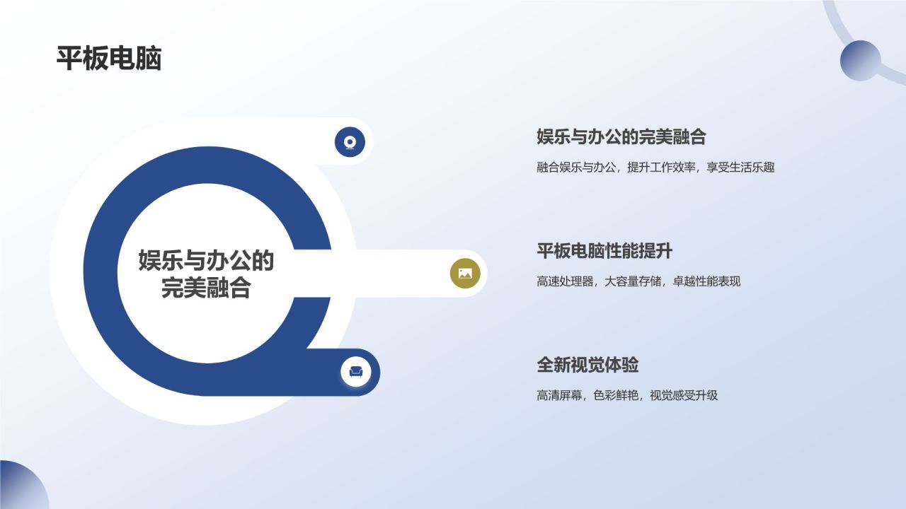 蓝色商务风企业新品发布产品画册PPT模板