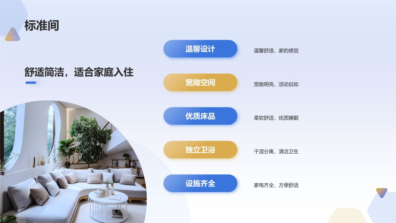 蓝色商务风民宿项目计划书PPT模板