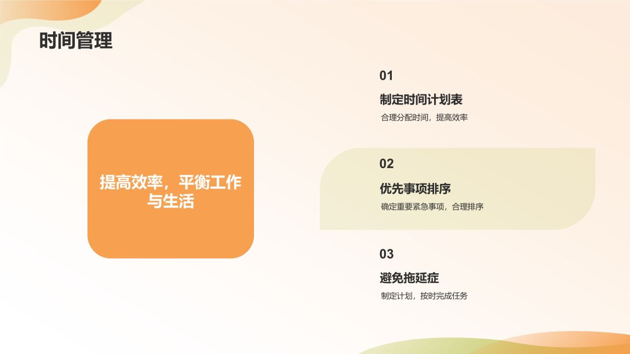 橙色商务风大学生职业生涯规划PPT模板