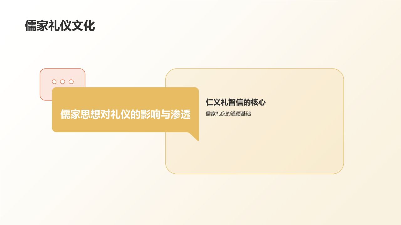 橙色摄影风中国传统礼仪的传承与发展PPT模板