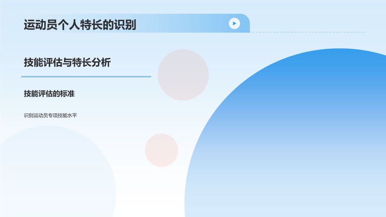 蓝色商务风大学生运动员职业生涯规划PPT模板