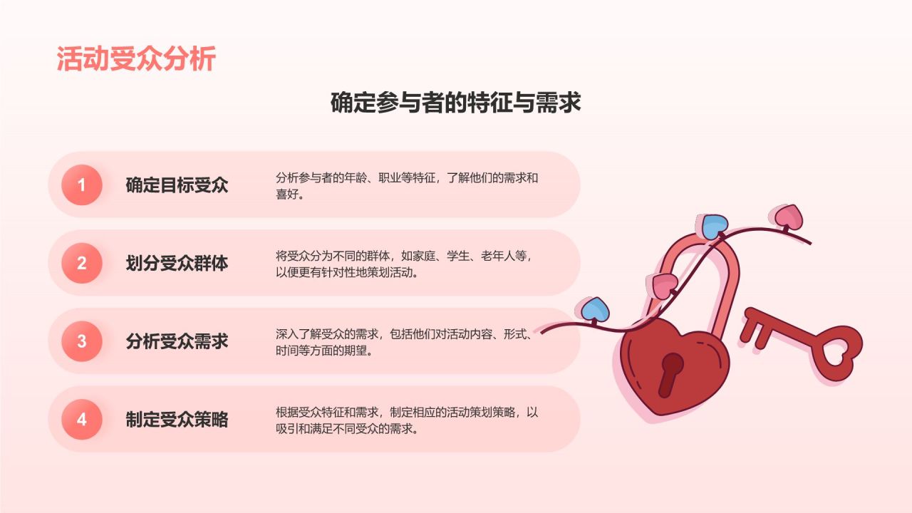 橙色插画风520节日活动流程策划PPT模板