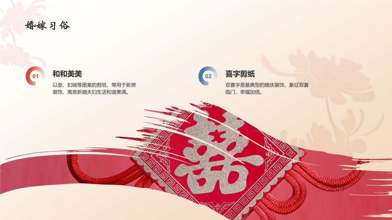 红色复古风中国十大国粹——剪纸PPT模板