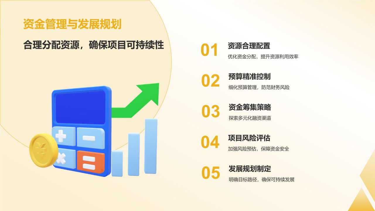 橙色3D风大学生互联网+创新创业项目计划书PPT模板