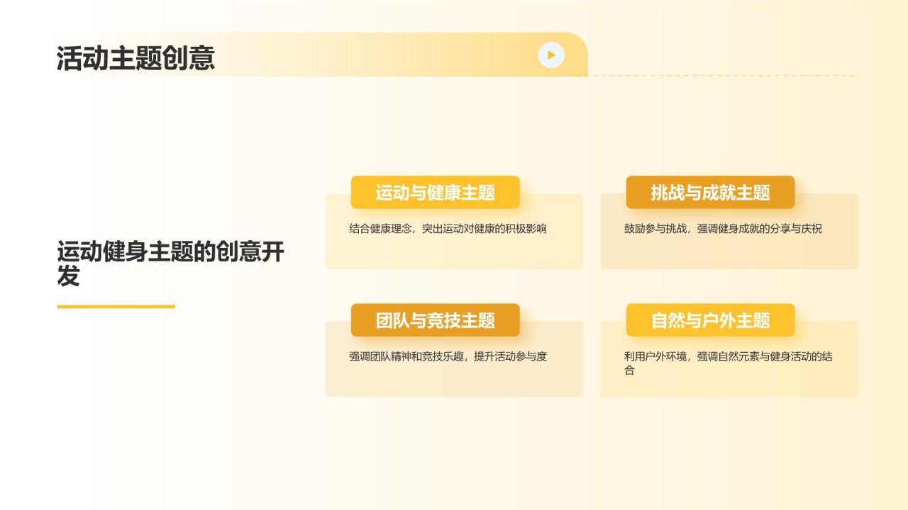 橙色摄影风运动健身营销宣传PPT模板